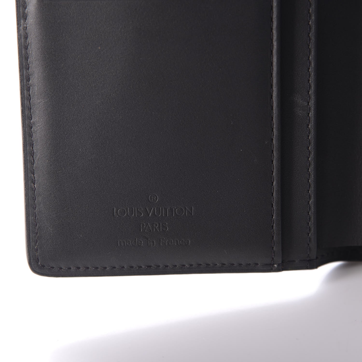 Louis Vuitton Mat Monogram French Purse Wallet Black 6 of 6