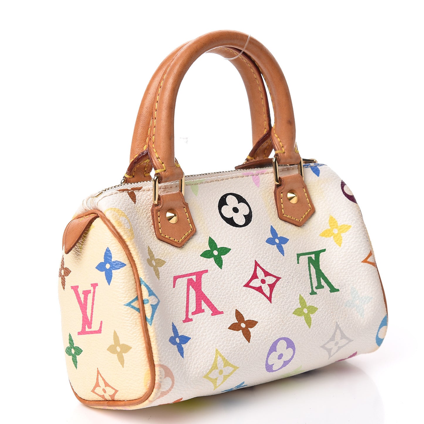 Monogram Multicolor Mini Sac HL Speedy White