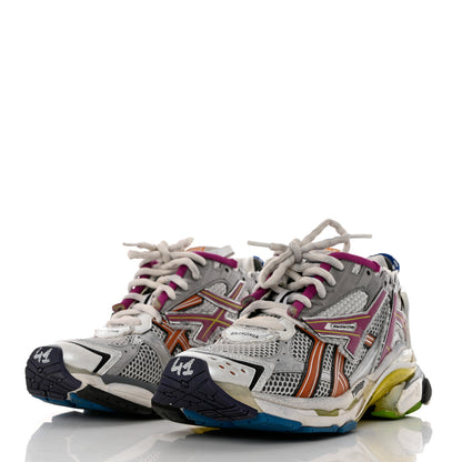 Balenciaga Mesh Rubber Mens Runner Sneakers 41 Multicolor 3 of 9