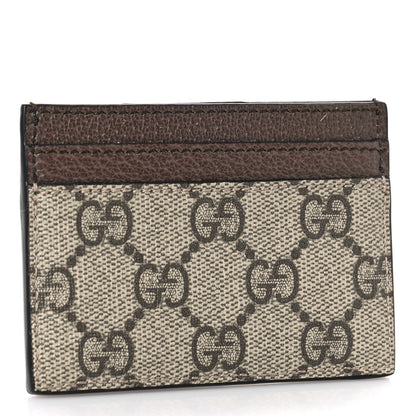 Gucci GG Supreme Monogram Ophidia Card Holder Brown 3 of 8