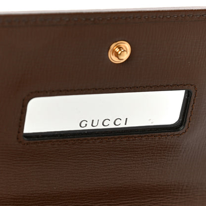 Gucci GG Supreme Monogram Azalea Calfskin Horsebit 1955 Wallet On Chain Beige Ebony Brown Sugar 6 of 11