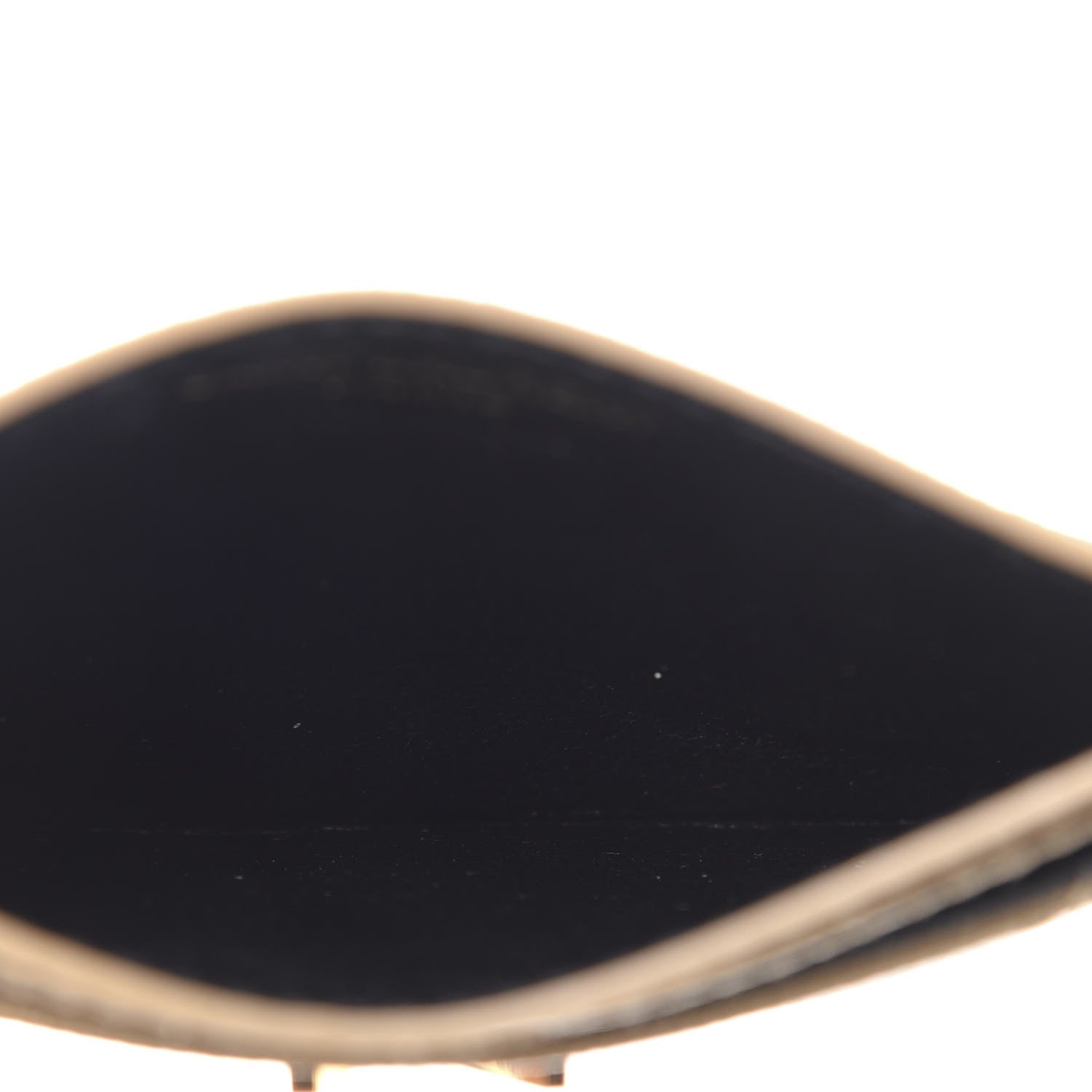 Saint Laurent Grain De Poudre Matelasse Chevron Monogram Credit Card Case Cork 7 of 8