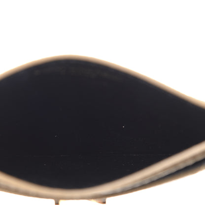 Saint Laurent Grain De Poudre Matelasse Chevron Monogram Credit Card Case Cork 7 of 8