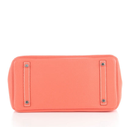Hermes Clemence Birkin 30 Crevette 6 of 26