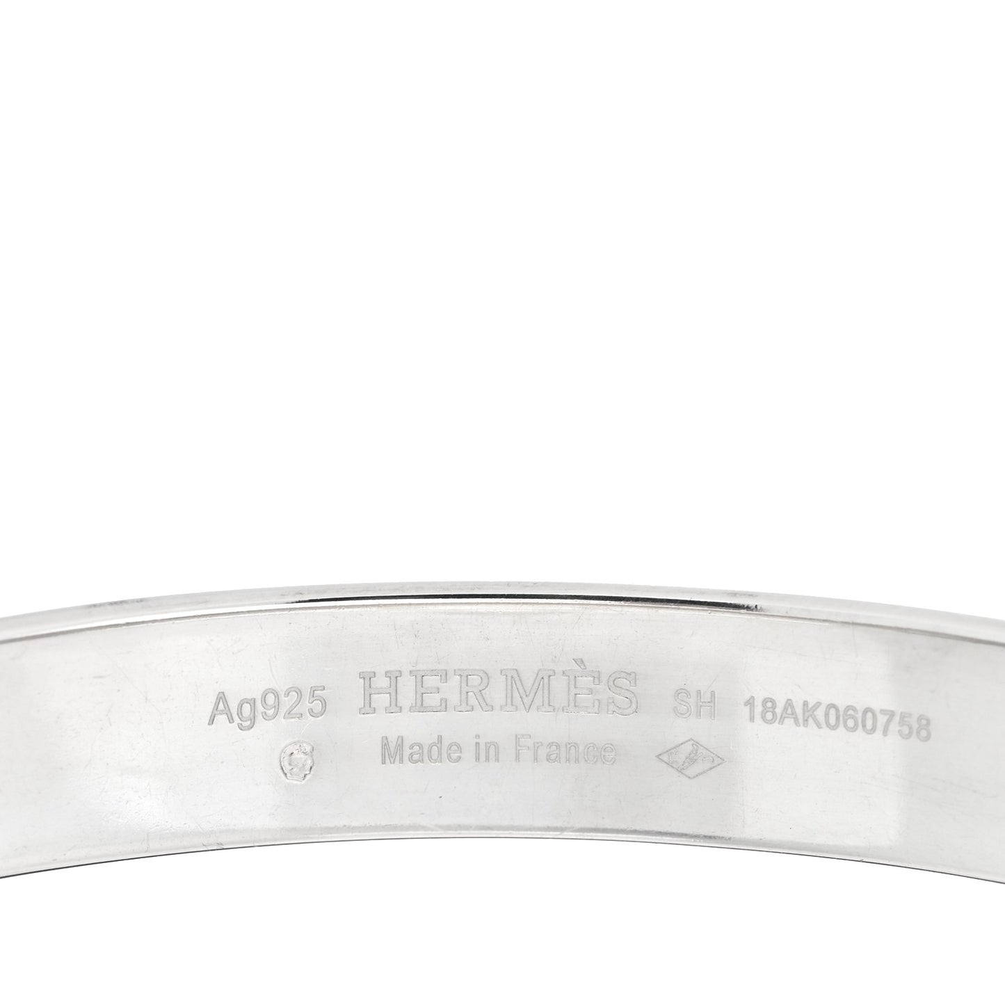 Sterling Silver PM Collier De Chien Bracelet SH