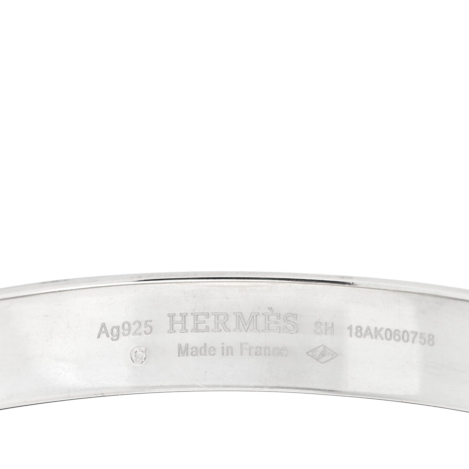 Hermes Sterling Silver PM Collier De Chien Bracelet SH 3 of 3