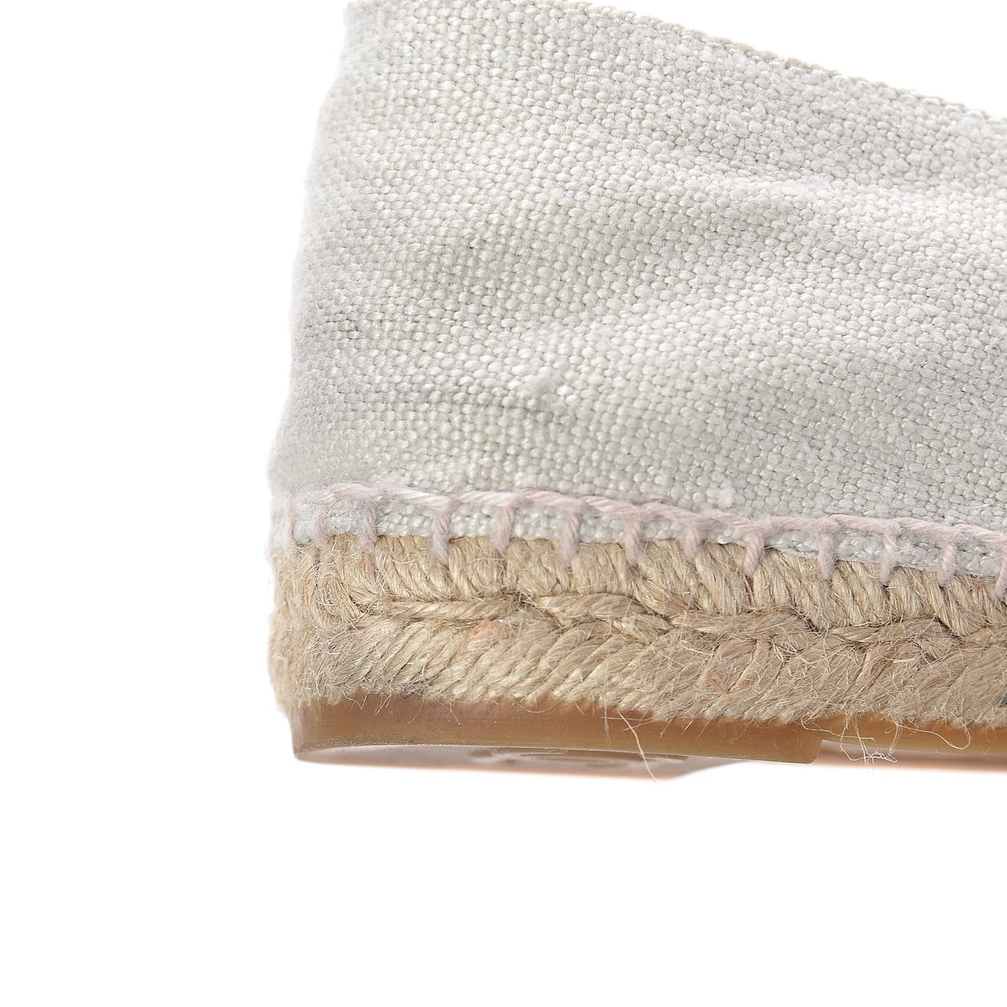Linen CC Espadrilles 39 Beige Black