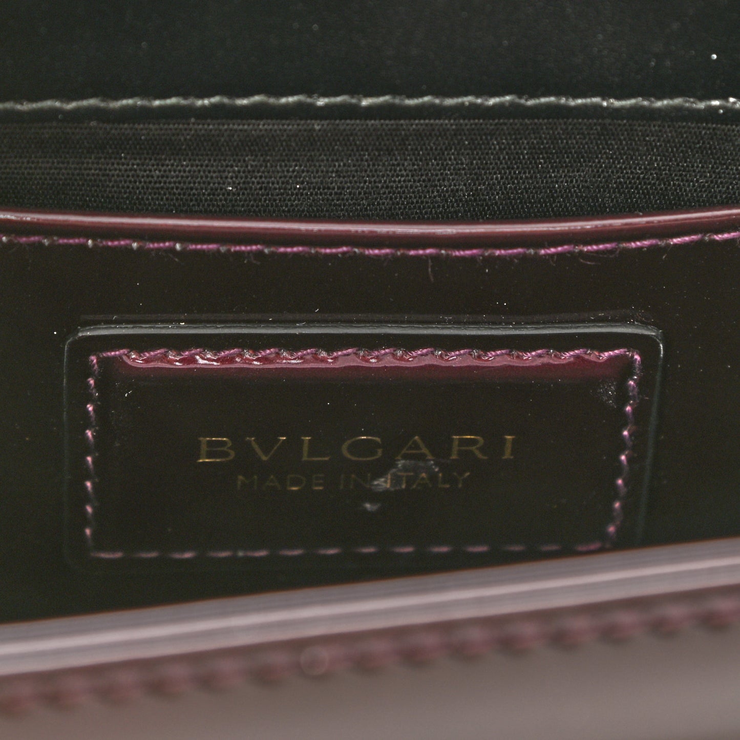 Metallic Calfskin Serpenti Forever Shoulder Bag Plum