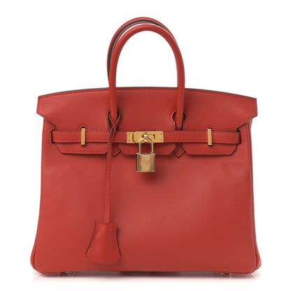 Hermes Swift Birkin 25 Rouge Tomate 1 of 10