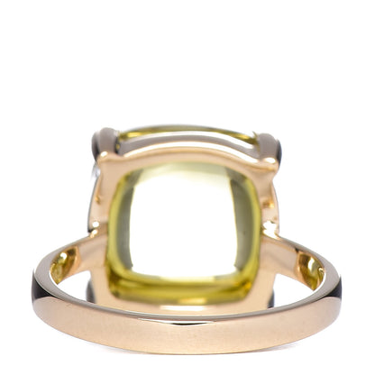 Tiffany Paloma Picasso 18K Yellow Gold Lemon Quartz 12mm Paloma's Sugar Stacks Ring 50 5.5 4 of 6