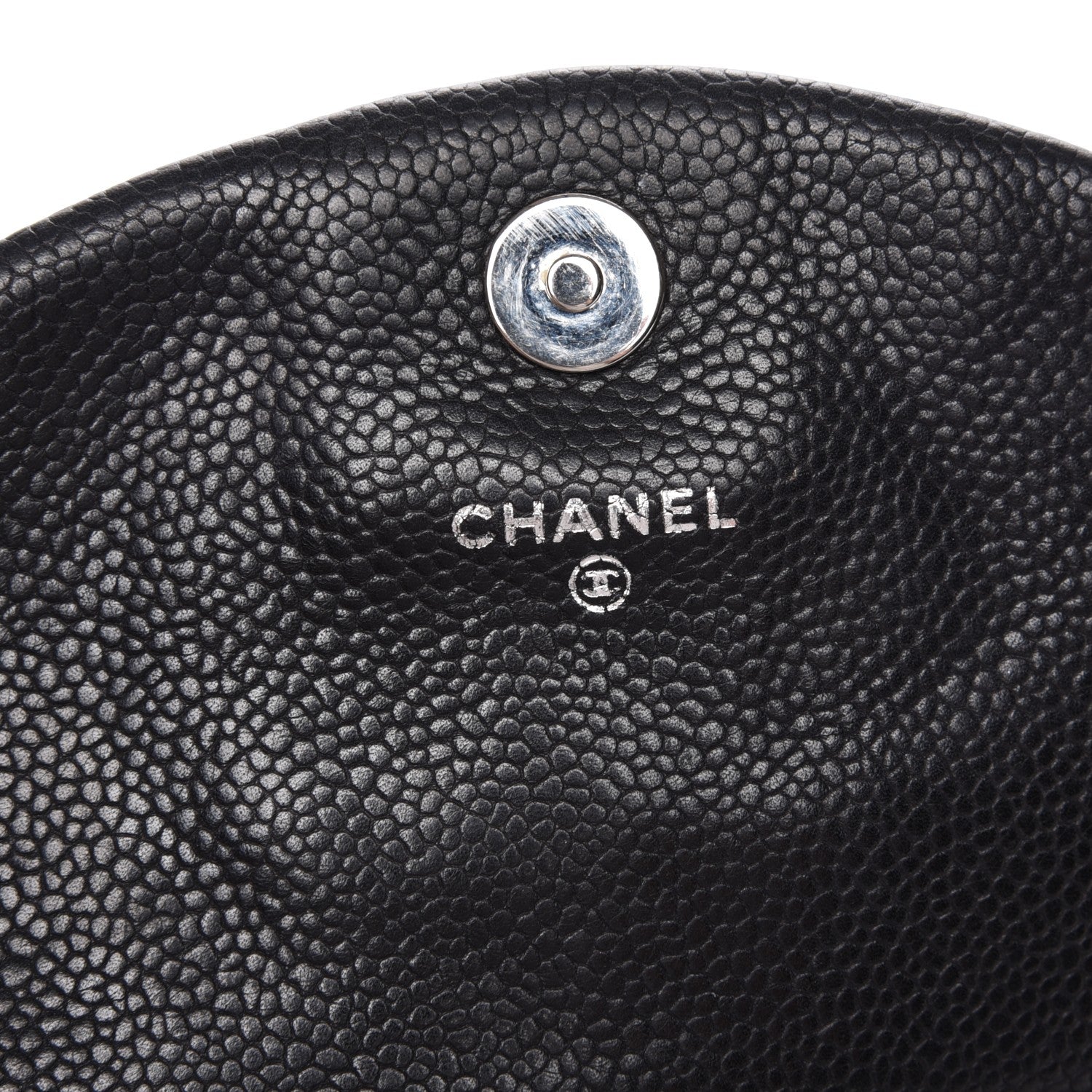 Chanel Caviar Half Moon Wallet On Chain WOC Black 6 of 8