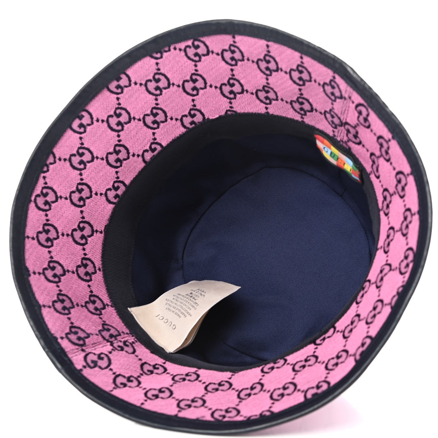 Canvas GG Monogram Bucket Hat XS Pink