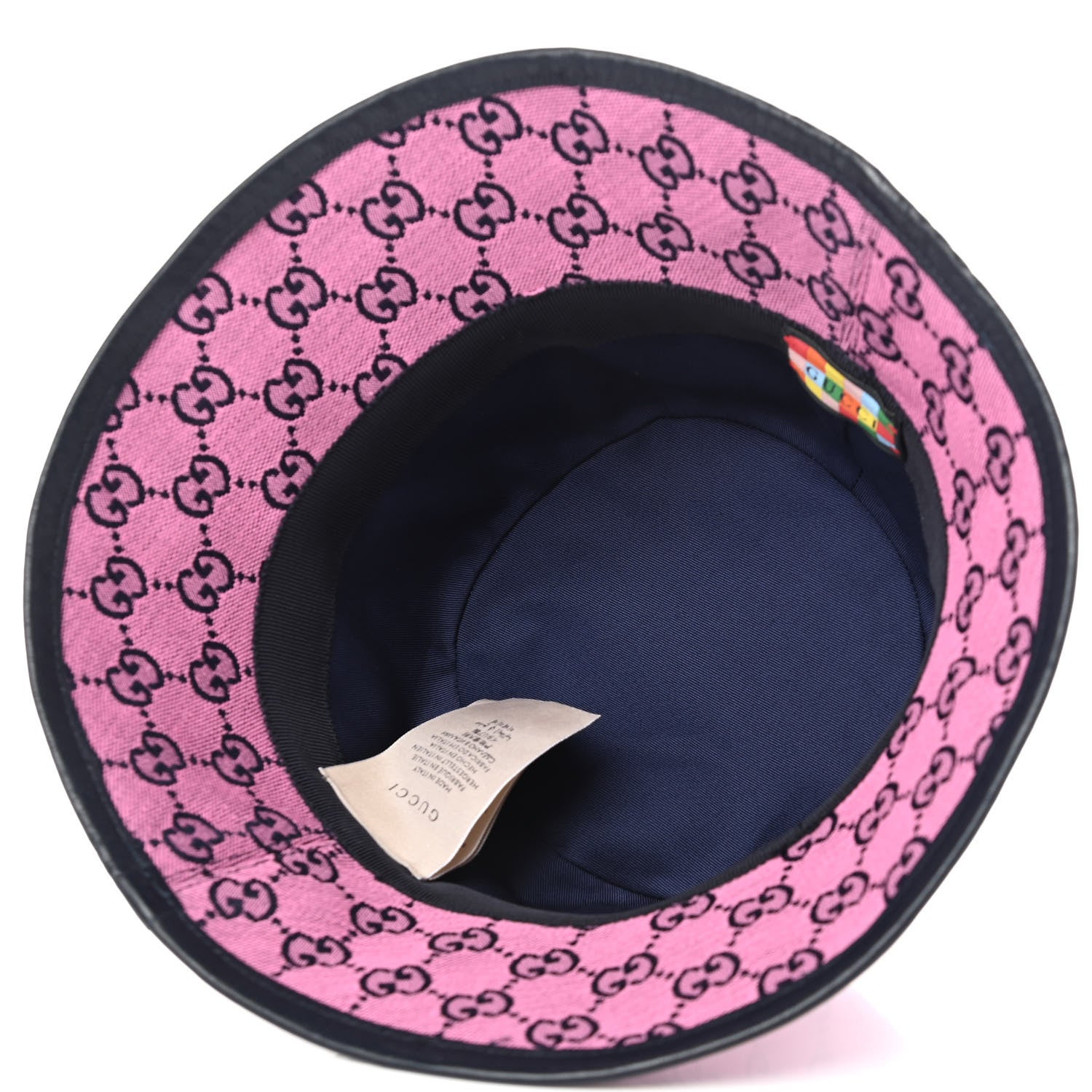 Gucci Canvas GG Monogram Bucket Hat XS Pink 7 of 9
