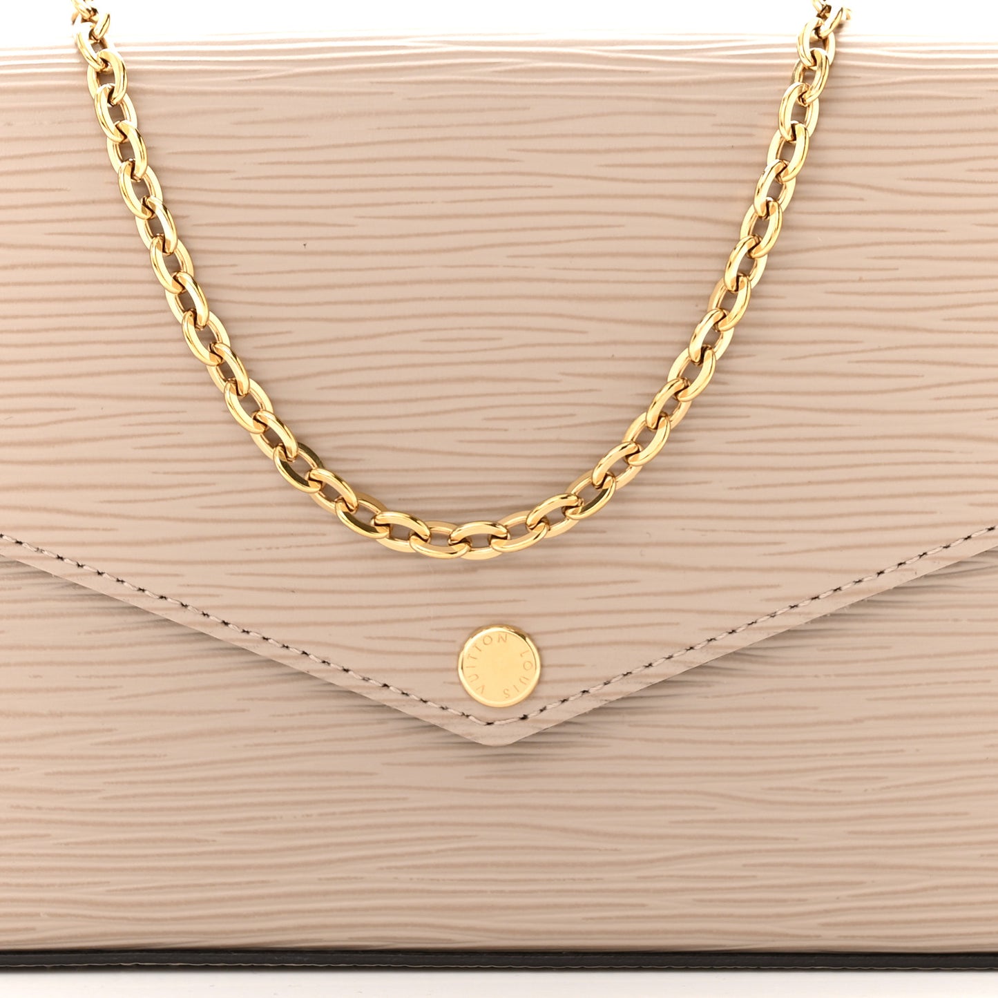Epi Felicie Pochette Chain Wallet Galet