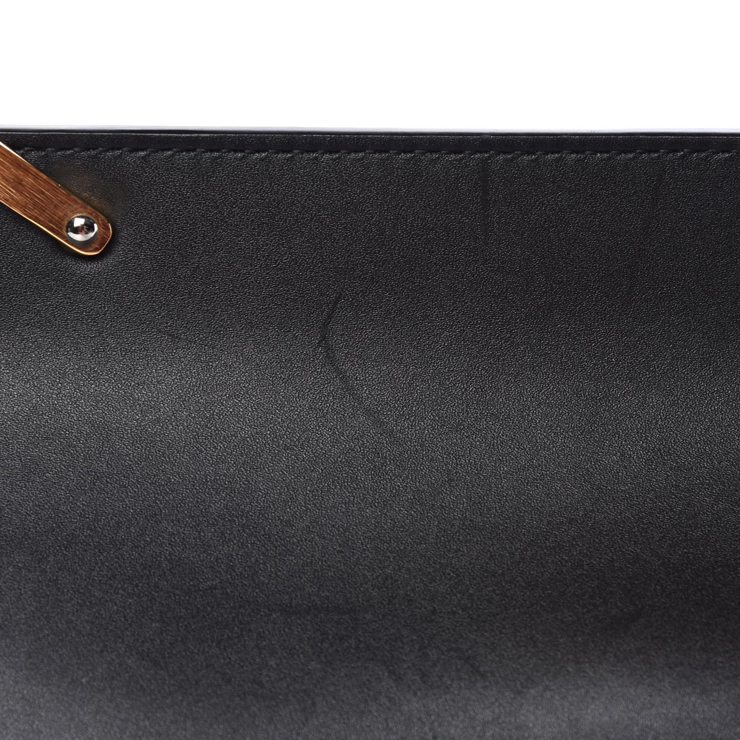 Calfskin Le Dix M Cartable Shoulder Bag Black