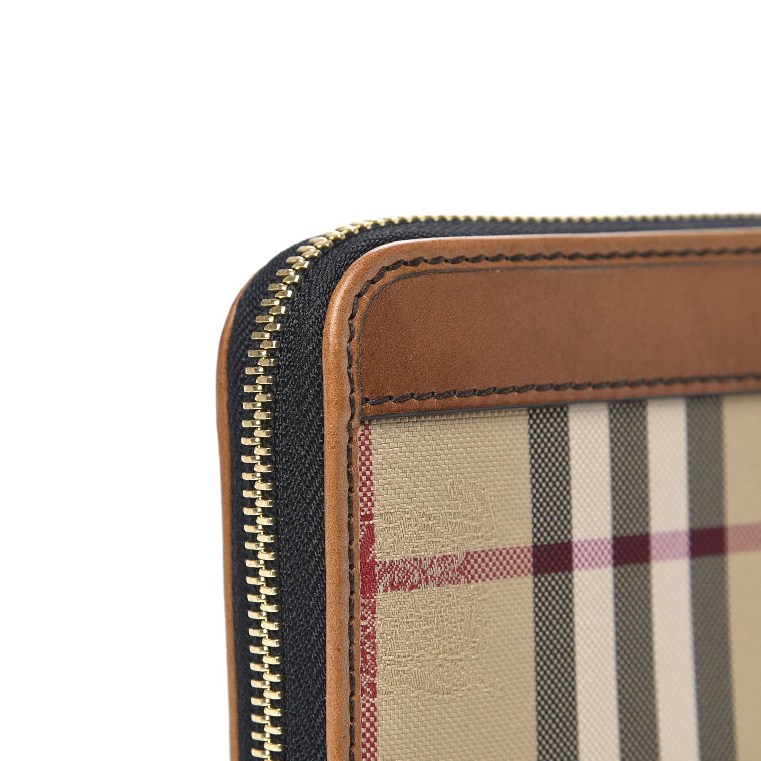 Burberry Horseferry Check Zip Around Wallet Brown 8 of 11