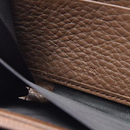 Gucci Pebbled Calfskin Soho Zip Around Wallet Brown 6 of 12