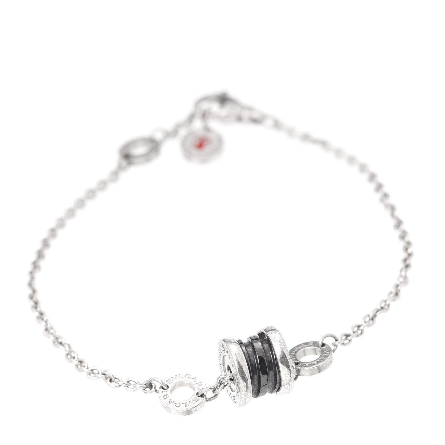 Sterling Silver Black Ceramic Save the Children Bracelet SM