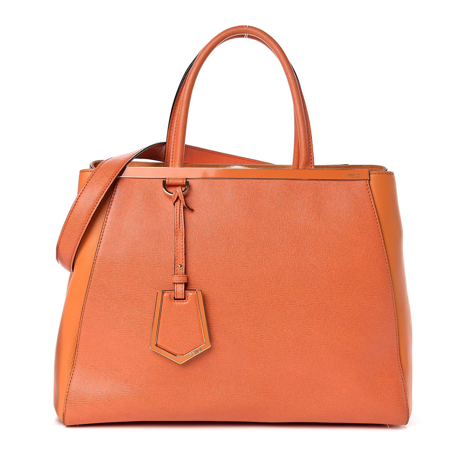 Vitello Elite Regular 2Jours Tote Arancio