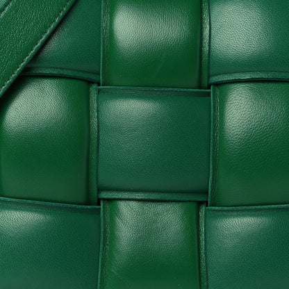 Bottega Veneta Nappa Maxi Intreccio Padded Cassette Crossbody Bag Racing Green 7 of 10