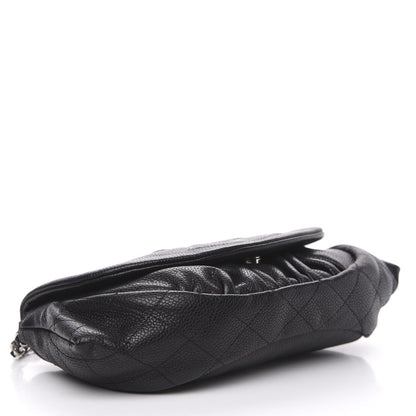 Chanel Caviar Half Moon Wallet On Chain WOC Black 4 of 13