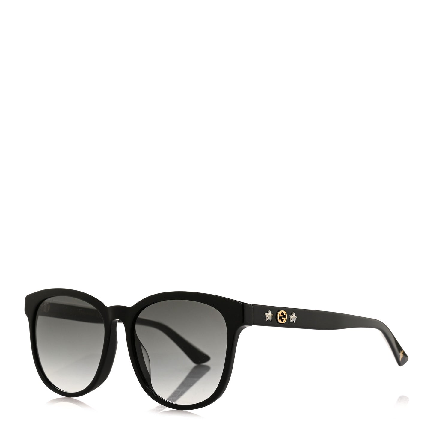 Round Frame Star Sunglasses GG0232SK Black