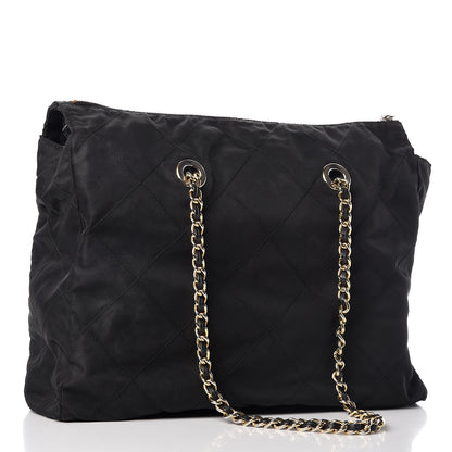 Prada Nylon Tessuto Impuntu Quilted Shoulder Bag Black 3 of 18