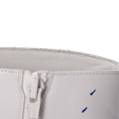 Christian Louboutin Calfskin In Love 100 Booties 38 White 8 of 10