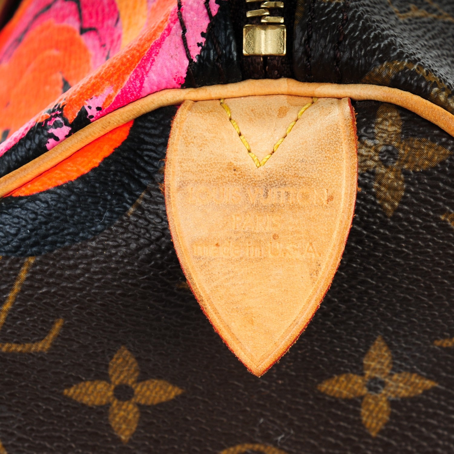 Louis Vuitton Monogram Roses Speedy 30 6 of 10