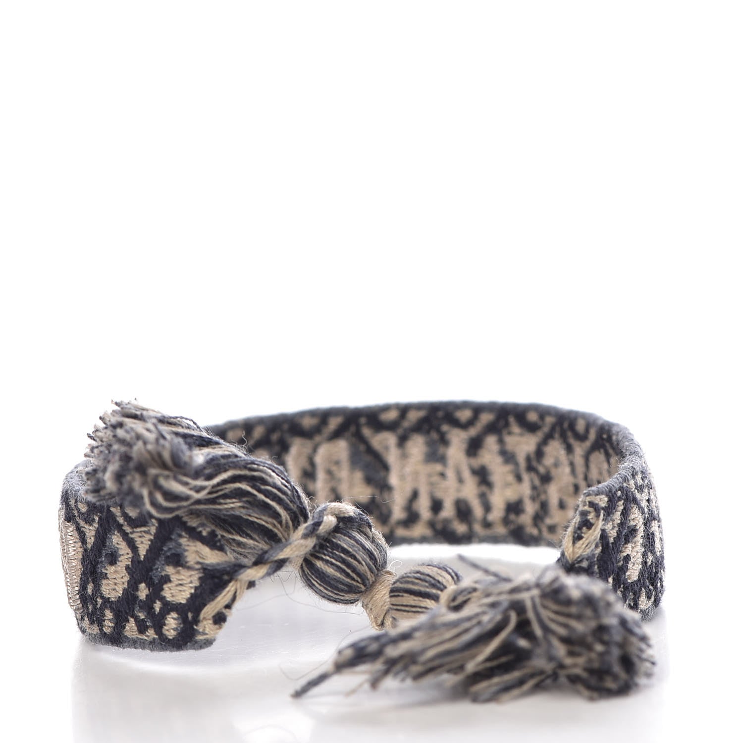 Christian Dior Woven Cotton J'Adior Friendship Bracelet Set Navy 3 of 5