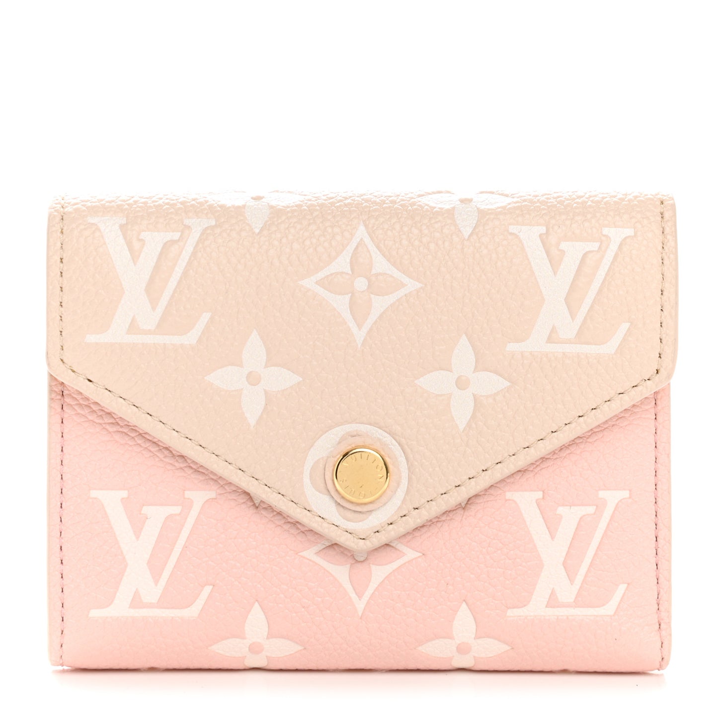 Empreinte Monogram Spring In The City Victorine Wallet Pink Beige Yellow
