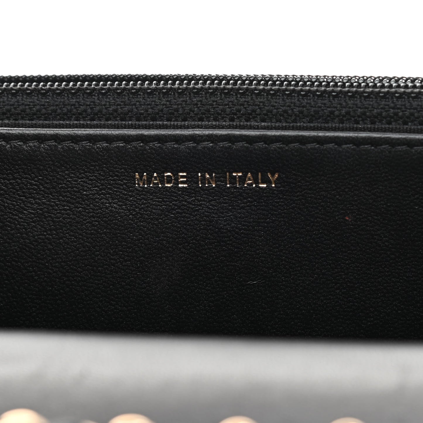 Lambskin Quilted Trendy CC Wallet On Chain WOC Black