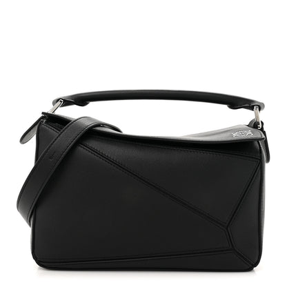 Loewe Calfskin Small Puzzle Bag Black 1 of 9