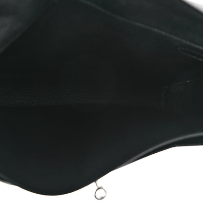 Hermes Epsom Kelly Depeches 25 Pouch Black 5 of 12