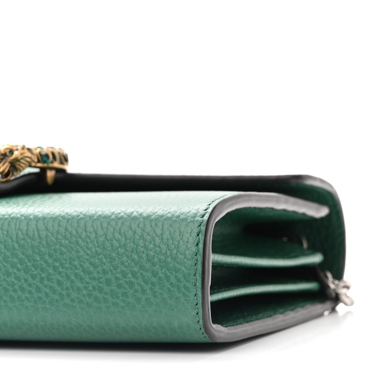 Calfskin Mini Dionysus Chain Wallet Emerald