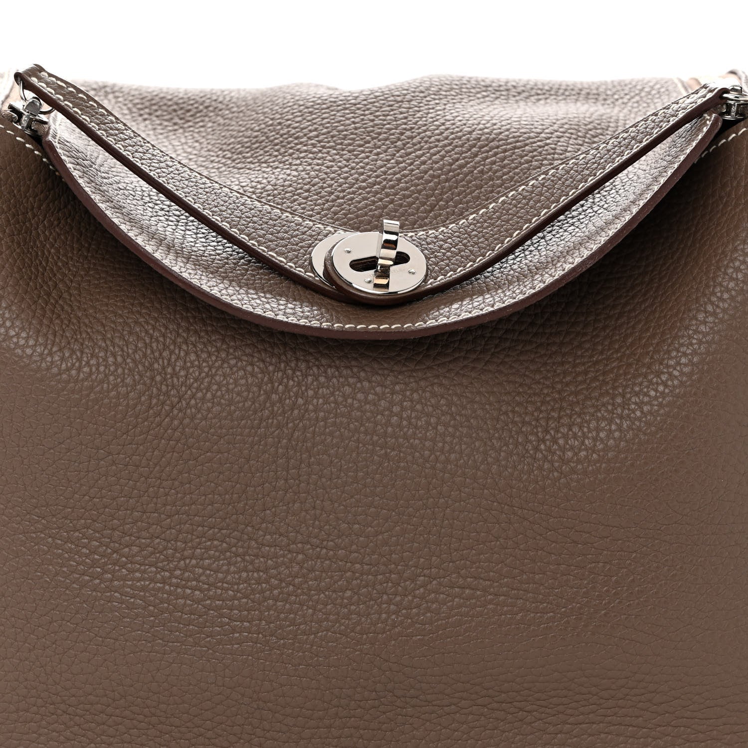 Hermes Taurillon Clemence Lindy 30 Etoupe 8 of 10