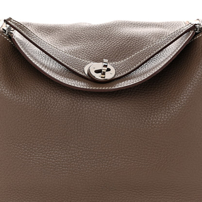 Hermes Taurillon Clemence Lindy 30 Etoupe 8 of 10