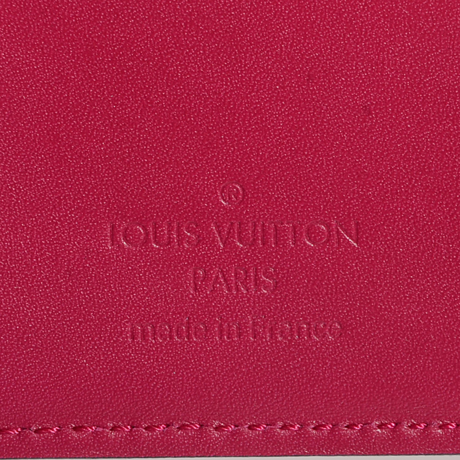 Louis Vuitton Vernis French Purse Wallet Rose Indien 6 of 7