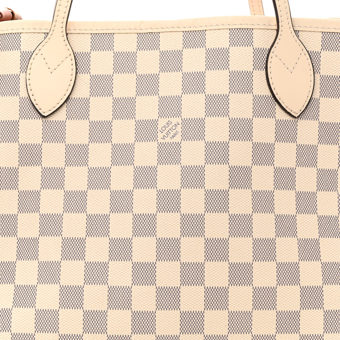 Damier Azur Braided Neverfull MM Pink