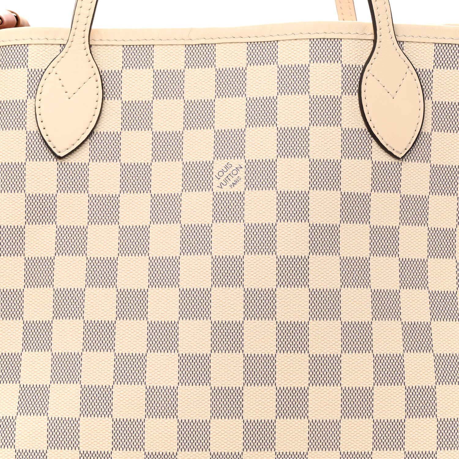 Louis Vuitton Damier Azur Braided Neverfull MM Pink 9 of 12