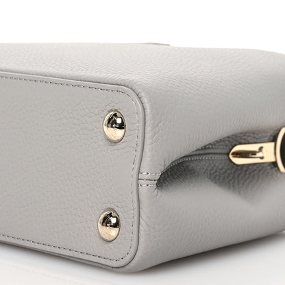 Louis Vuitton Taurillon Capucines BB Flint Grey 11 of 12