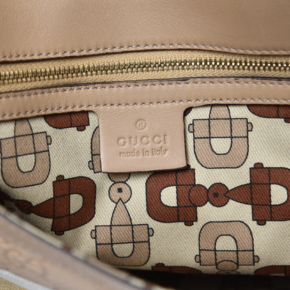 Gucci Guccissima Medium Britt Tassel Shoulder Bag Beige 6 of 12