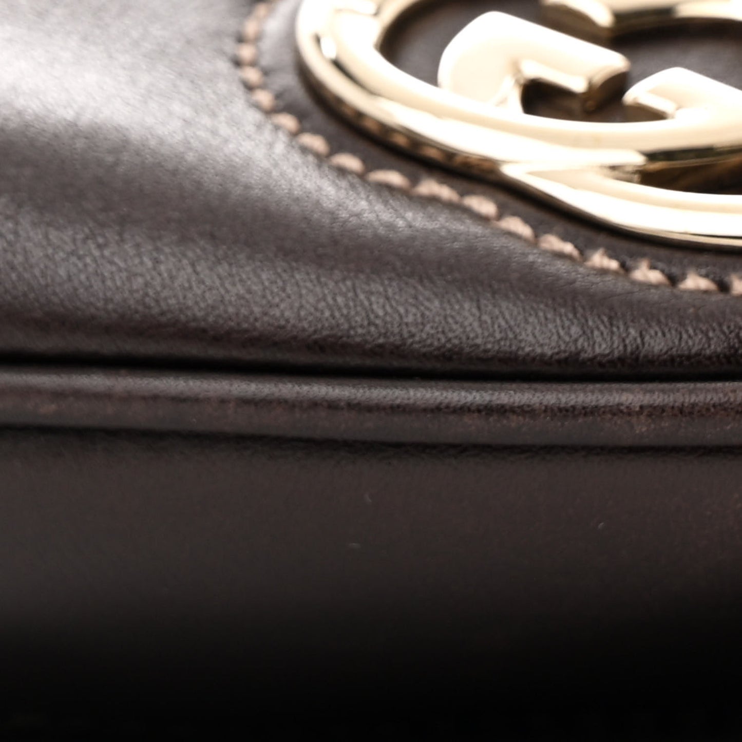 Monogram Medium New Britt Half Moon Hobo Dark Brown