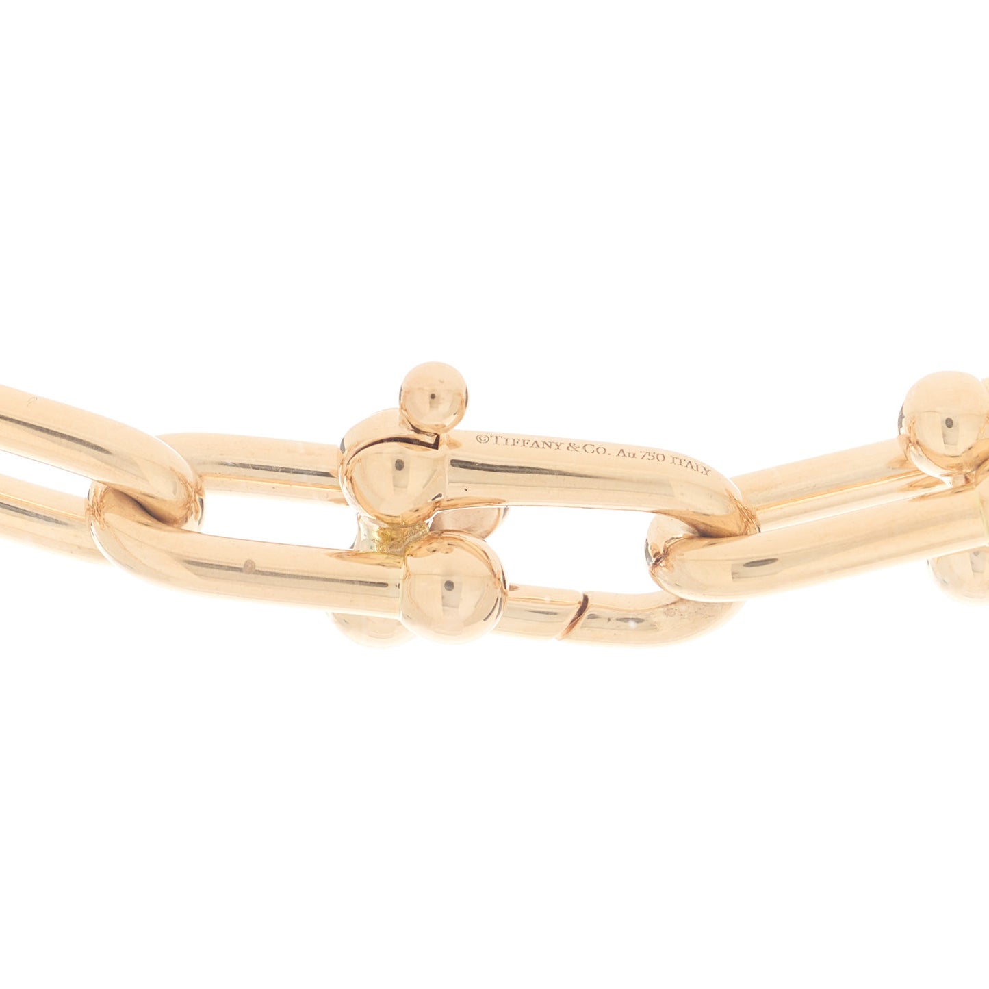 18K Rose Gold HardWear Elongated Link Necklace