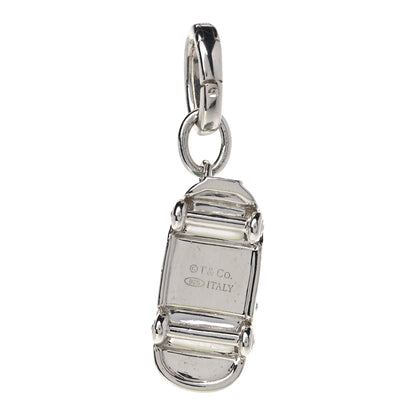 Tiffany Sterling Silver Enamel Car Charm Blue 3 of 6