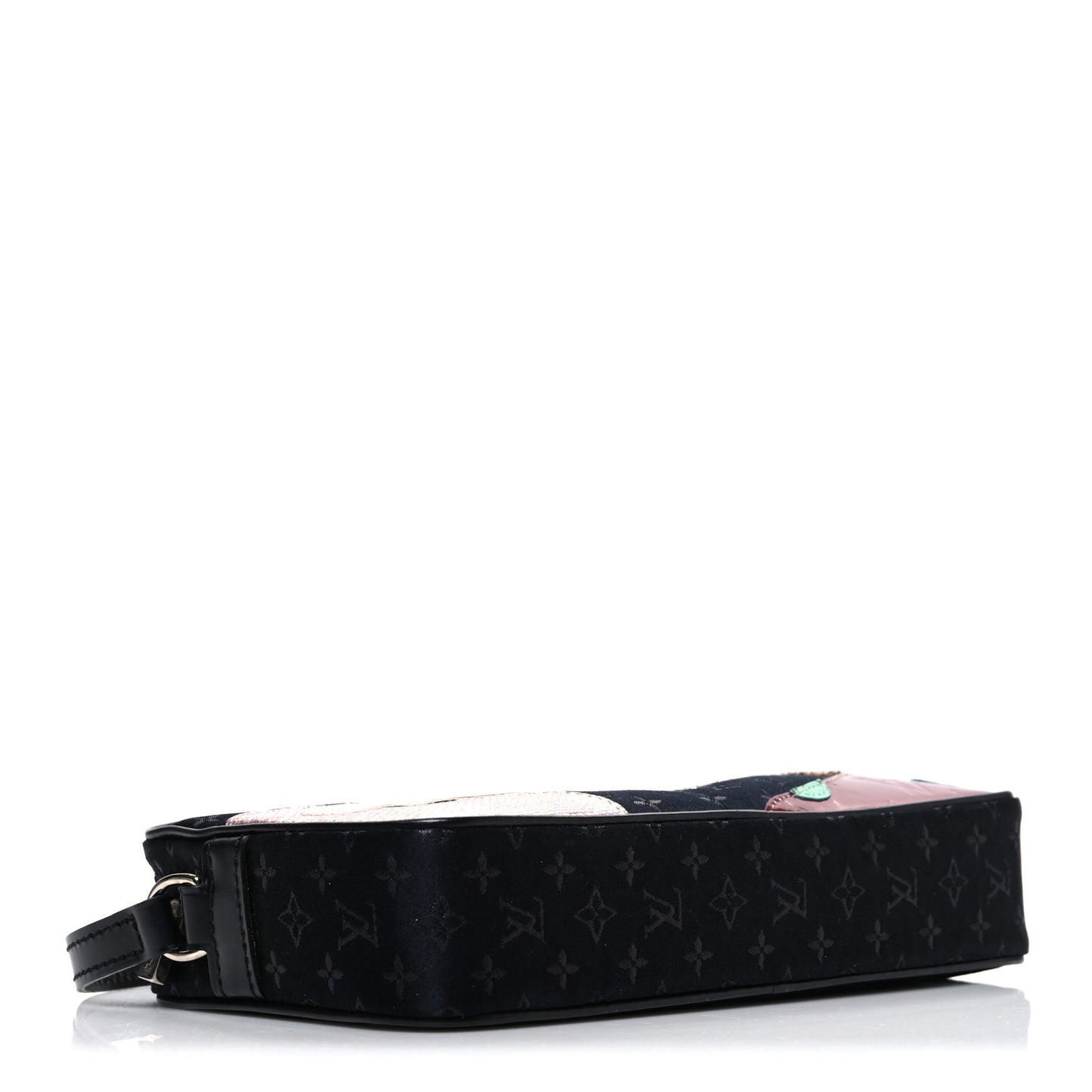Satin Mini Monogram Conte De Fees Pochette Black
