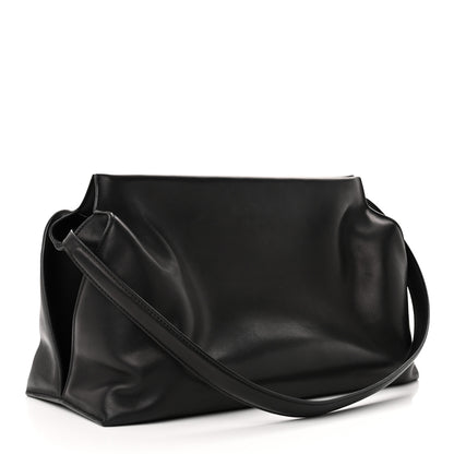The Row Saddle Calfskin Sienna Shoulder Bag Black 3 of 9