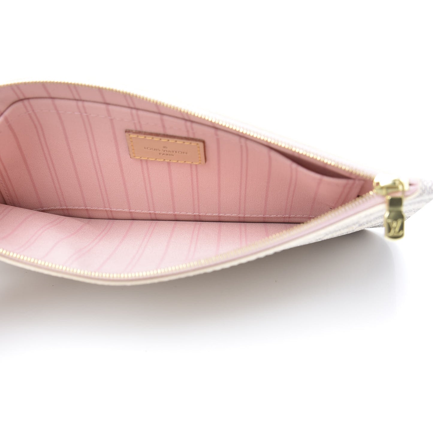 Damier Azur Neverfull MM GM Pochette Rose Ballerine