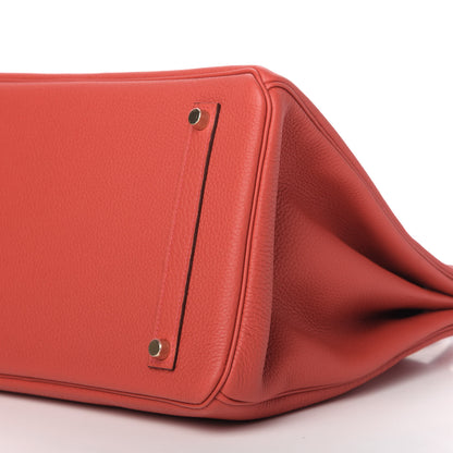 Hermes Togo Birkin 35 Rouge Tomate 7 of 11