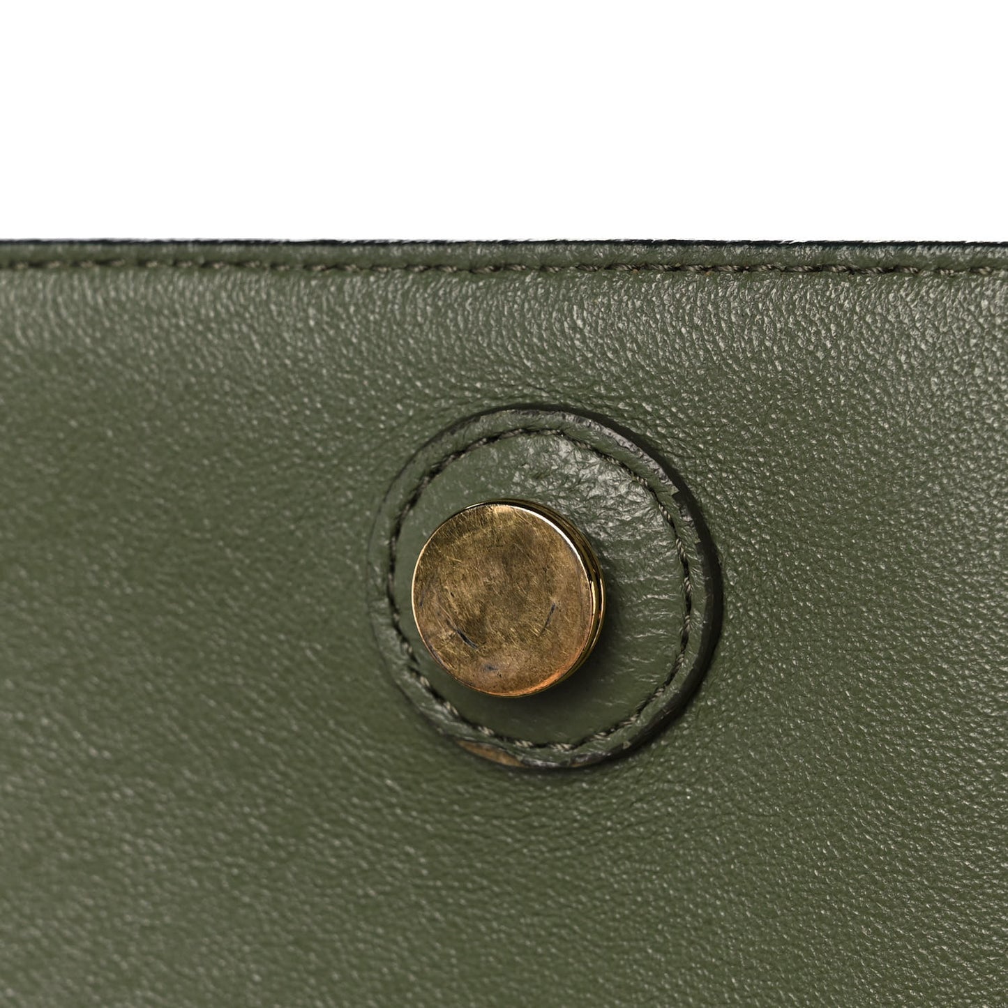 Baby Grained Calfskin Mini Belt Bag Green